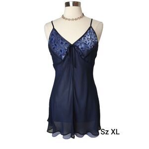 Women's Babydoll Lingerie Sexy Nitie Negligee Sleepwear XL NWOT